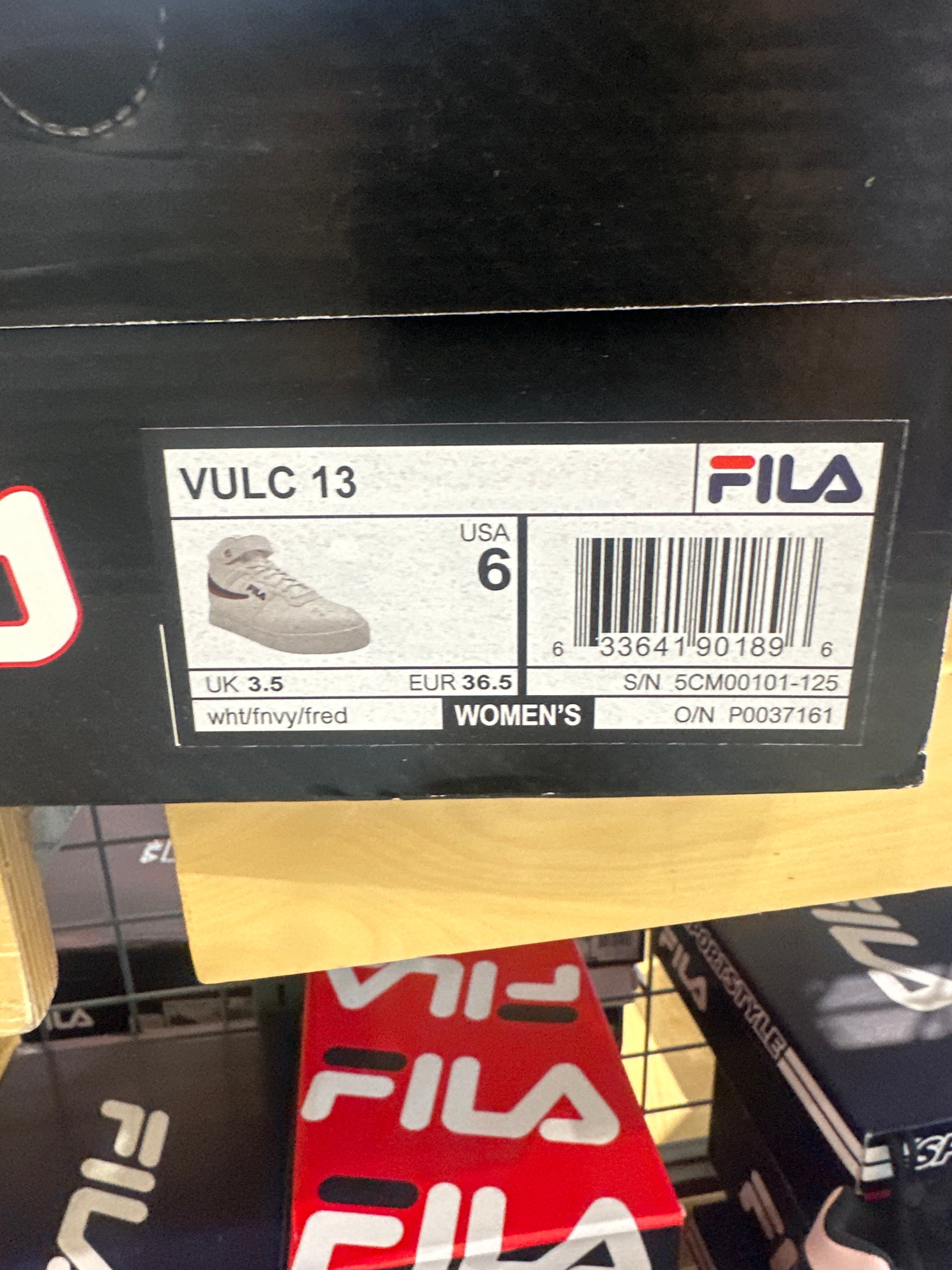 Fila Vulc 13 white fnvy fred women’s shoes