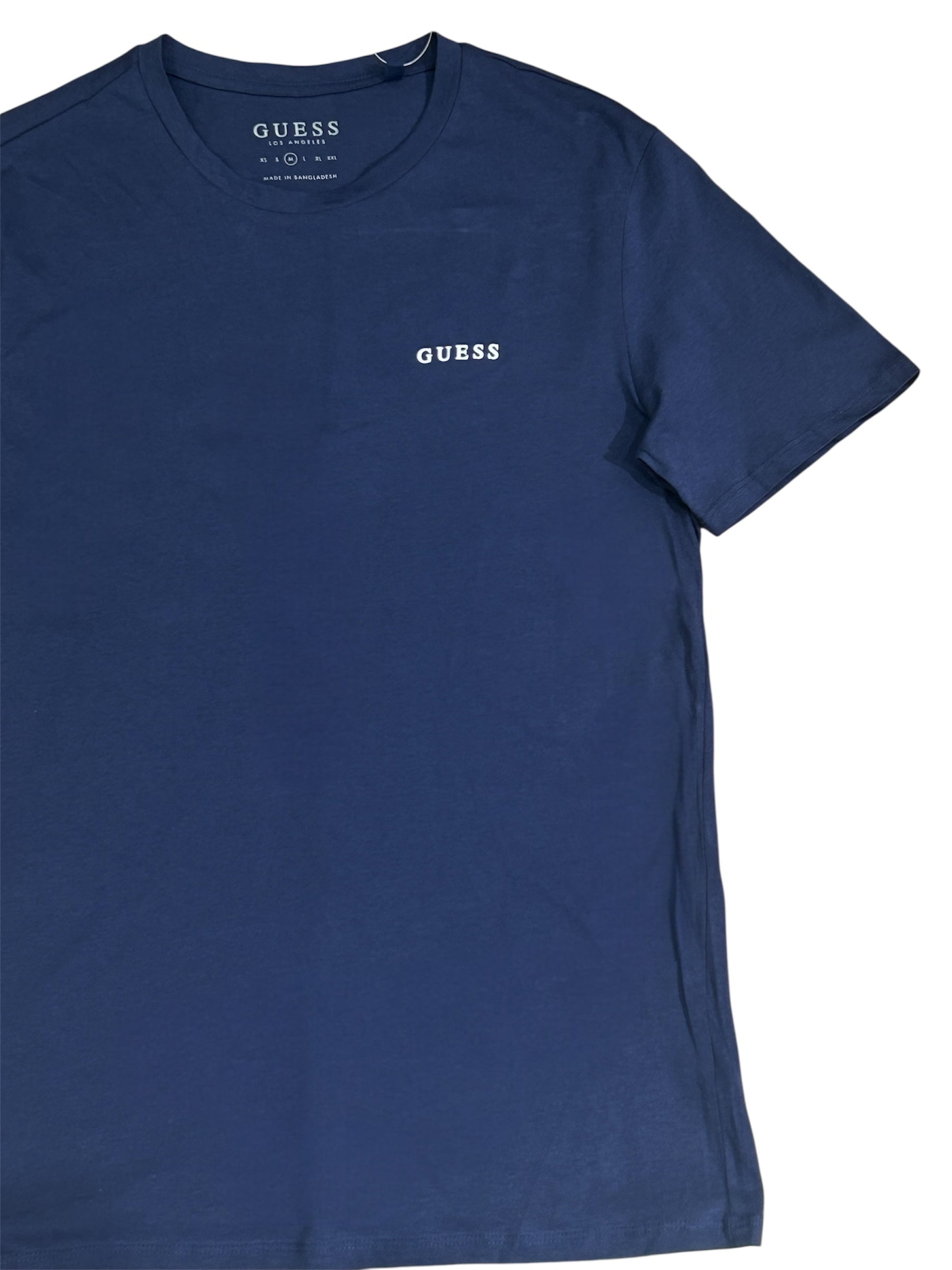 Guess Los Angeles Men’s Navy Cotton T-Shirt