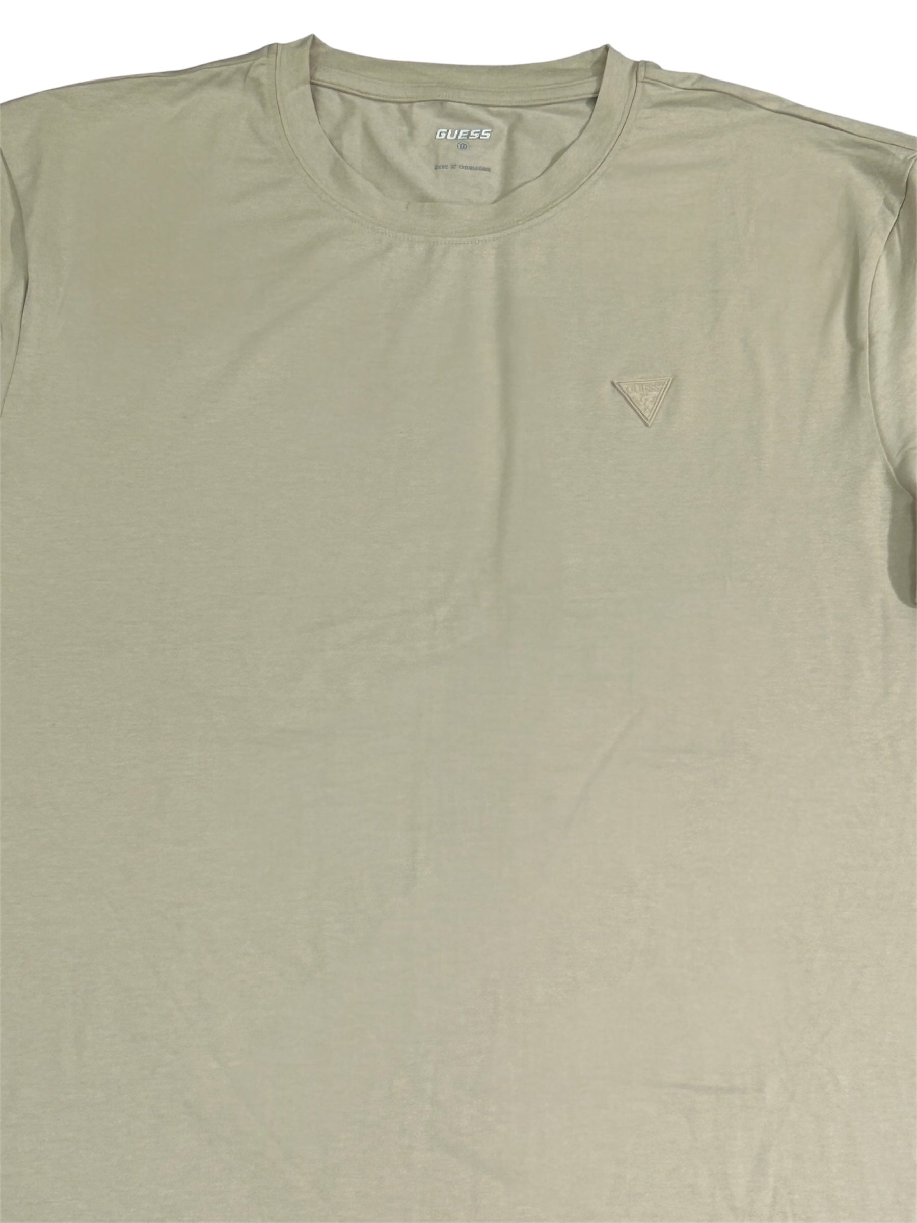 Guess Men’s Beige Cotton T-Shirt