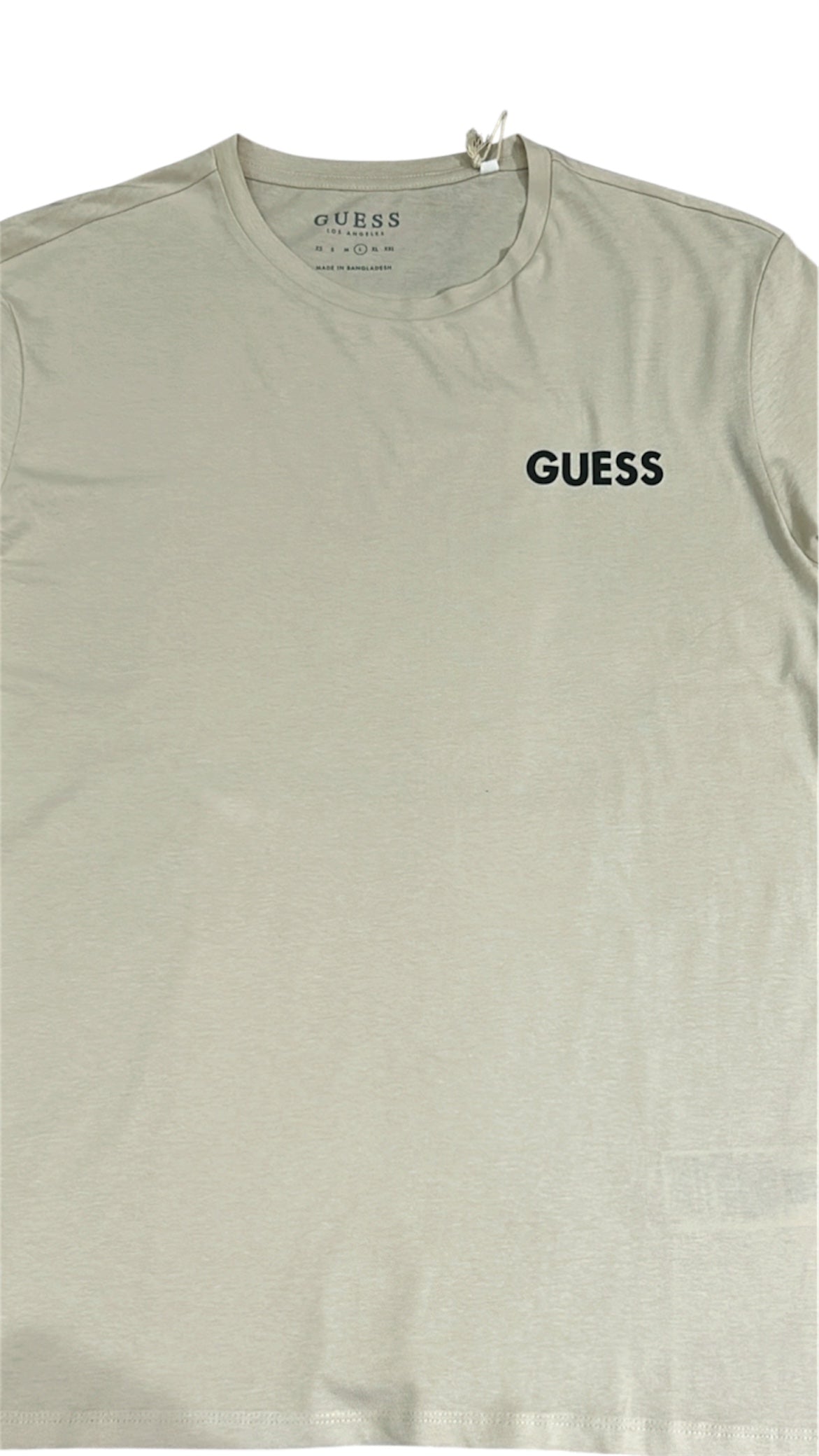 Guess Los Angeles Men’s Beige Cotton T-Shirt