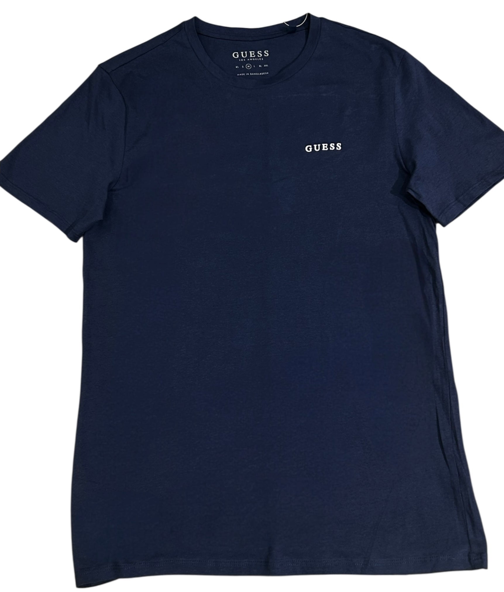 Guess Los Angeles Men’s Navy Cotton T-Shirt