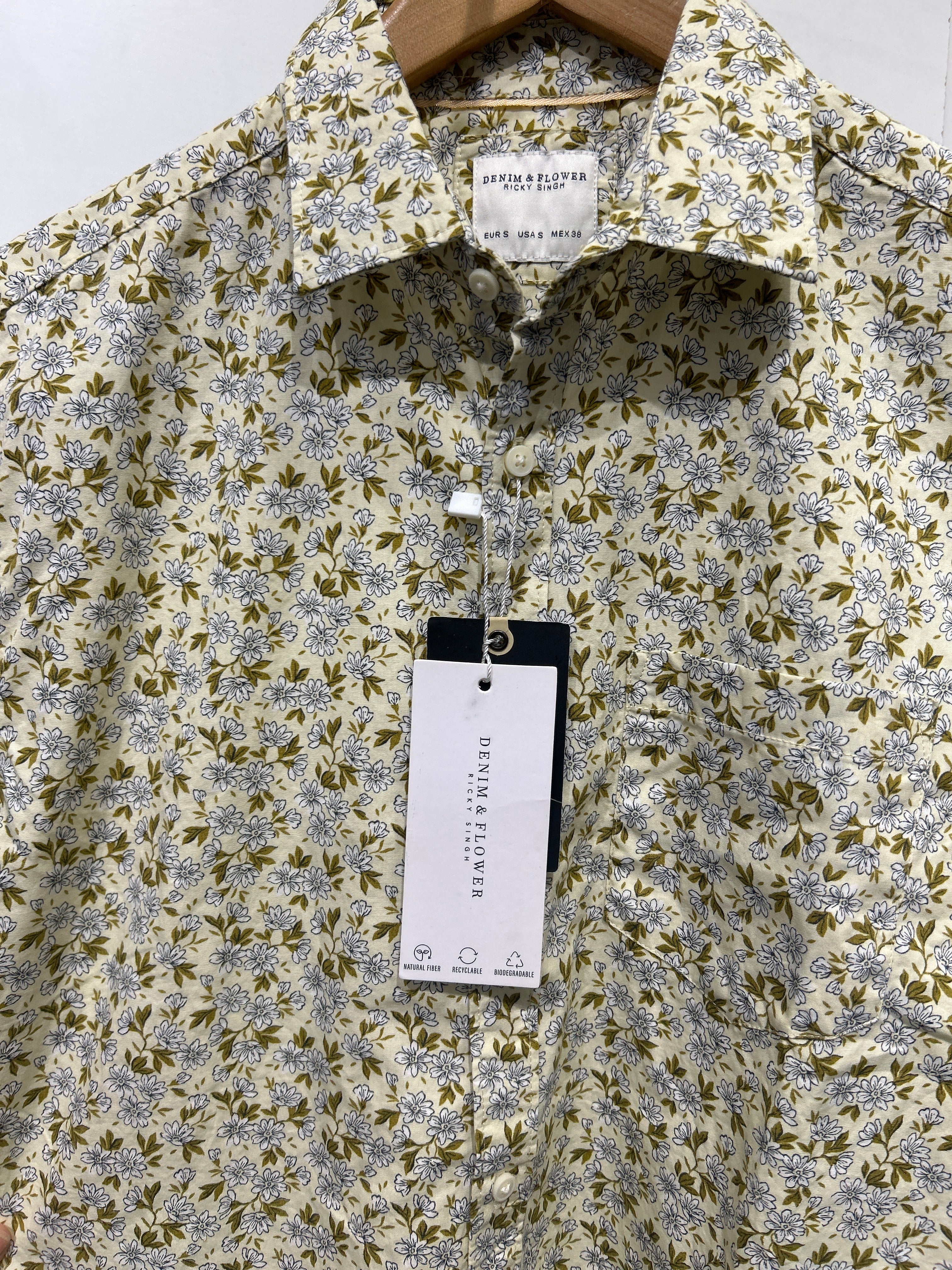 Denim & Flower Ricky Singh Men’s Floral Shirt – Trendy Casual Style