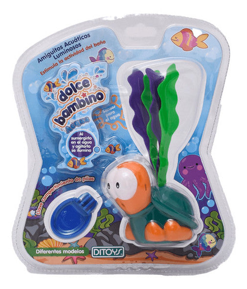 BUBZ diving turtle in the pool Orange COLOR