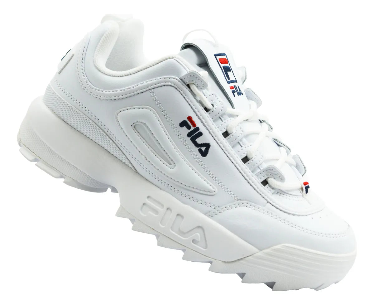 Tenis Fila Disruptor Ii Premium 1fm00139-125 Wht/fnvy/fred