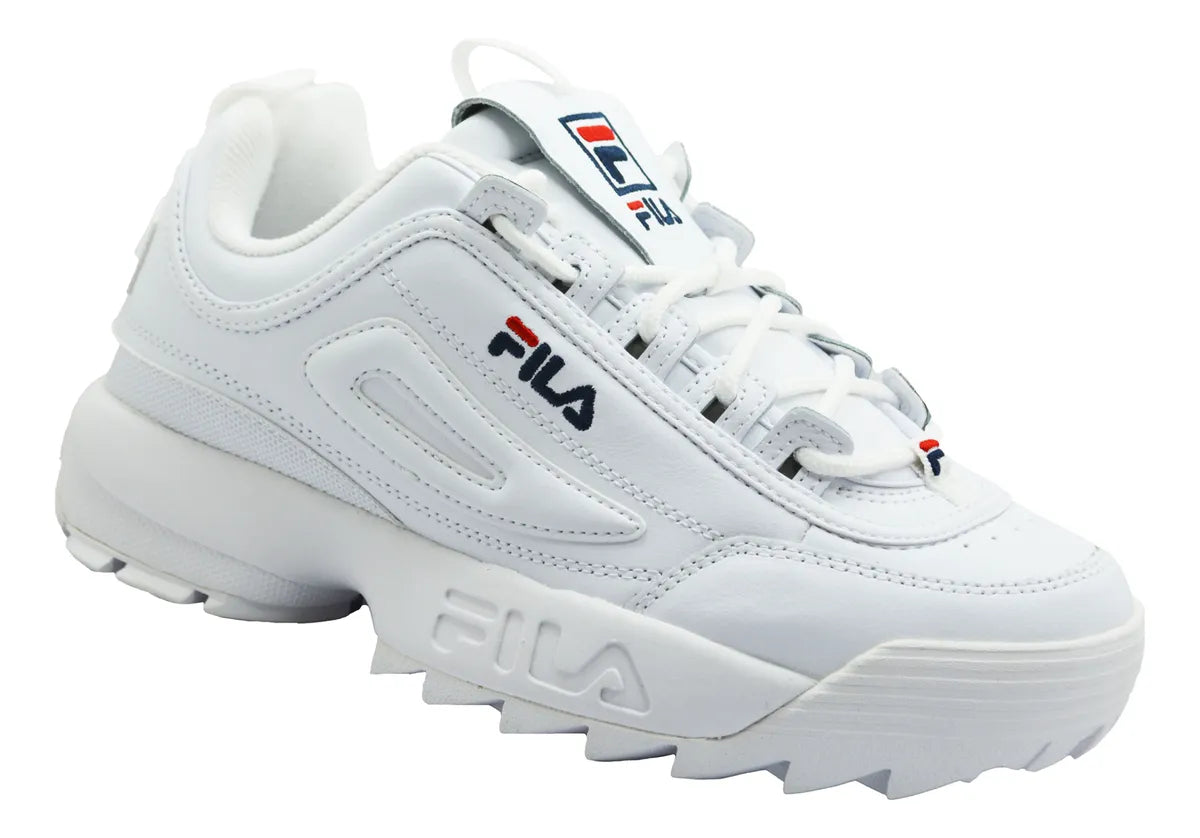 Tenis Fila Disruptor Ii Premium 1fm00139-125 Wht/fnvy/fred