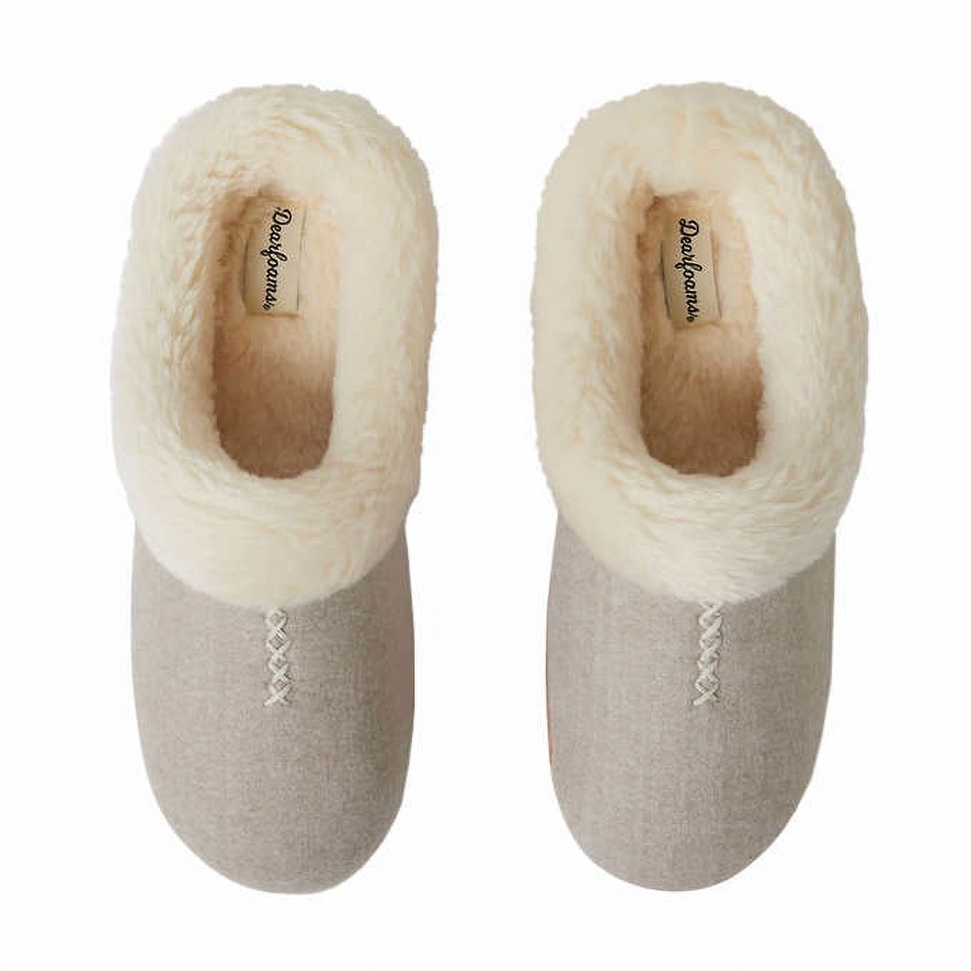 SIZE: 41 - Dearfoams Woman S Indoor/Outdoor Breathable Memory Foam Clog Slippers