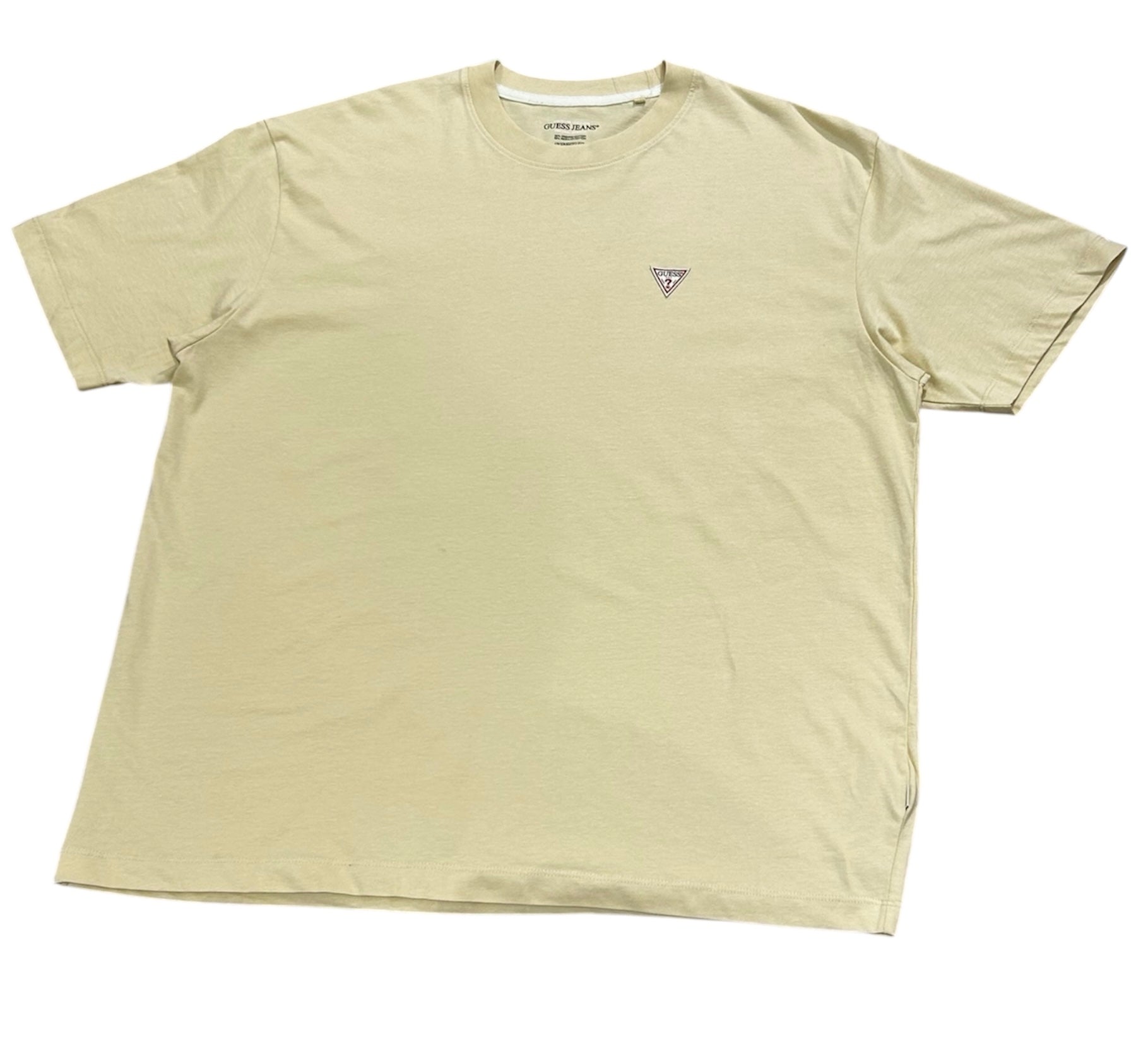 Guess Jeans Men’s Beige Cotton T-Shirt A32