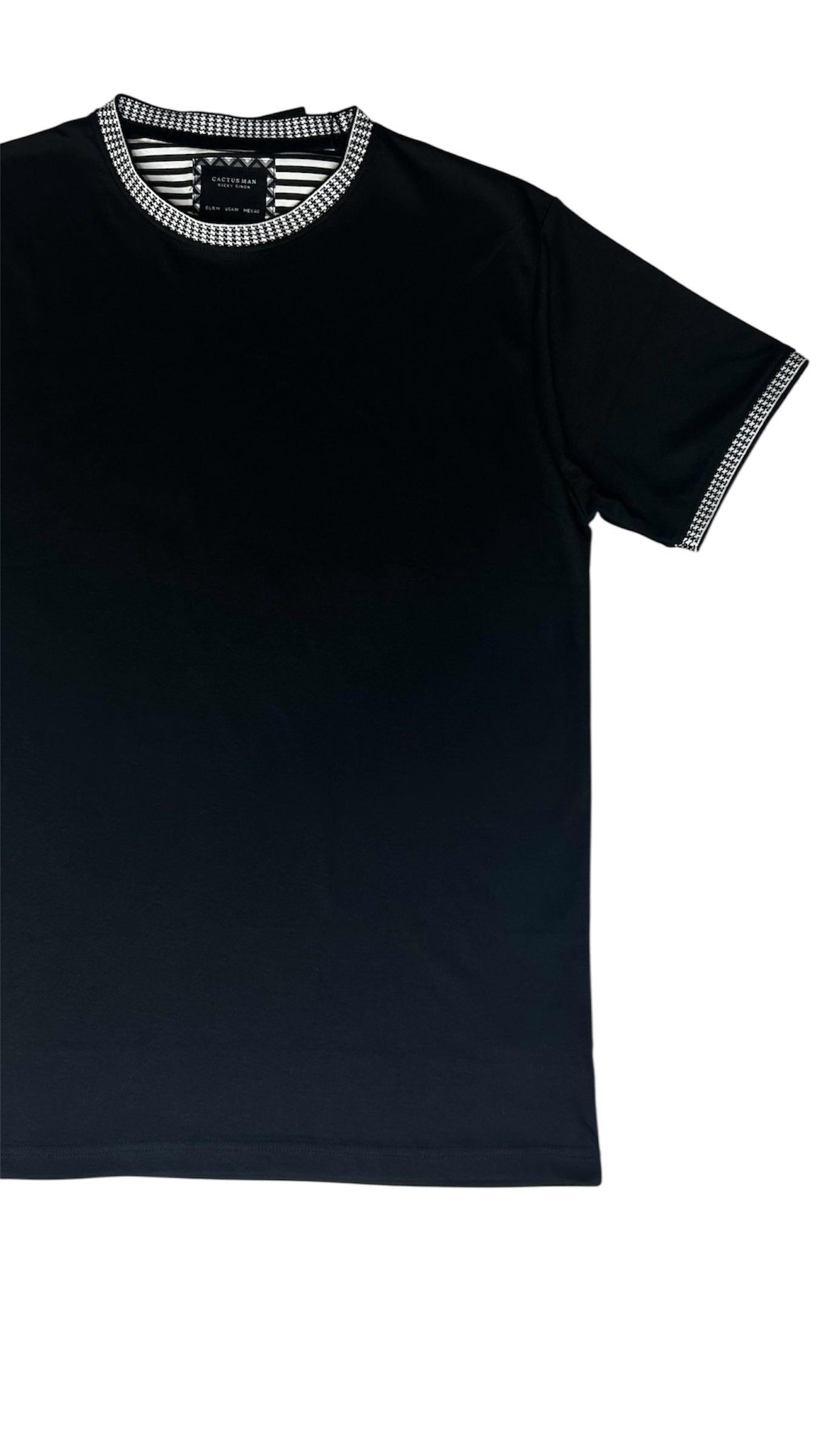 Cactus Man Ricky Singh Men’s Round Neck Half-Sleeve T-Shirt