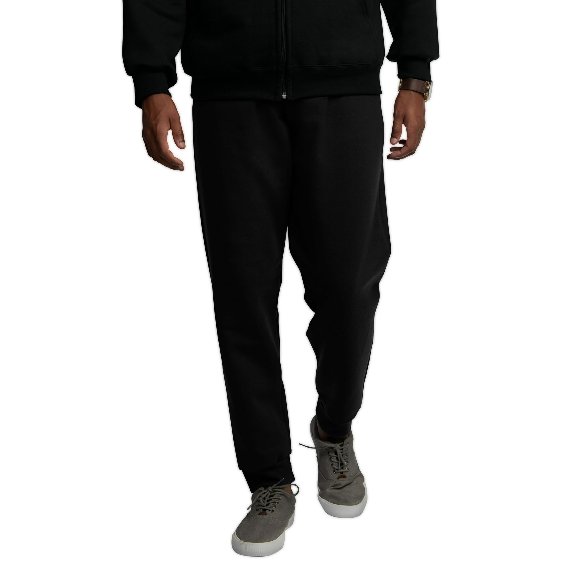 SIZE: L - Fruit of the Loom Men's EverSoft Fleece Jogger Sweatpants