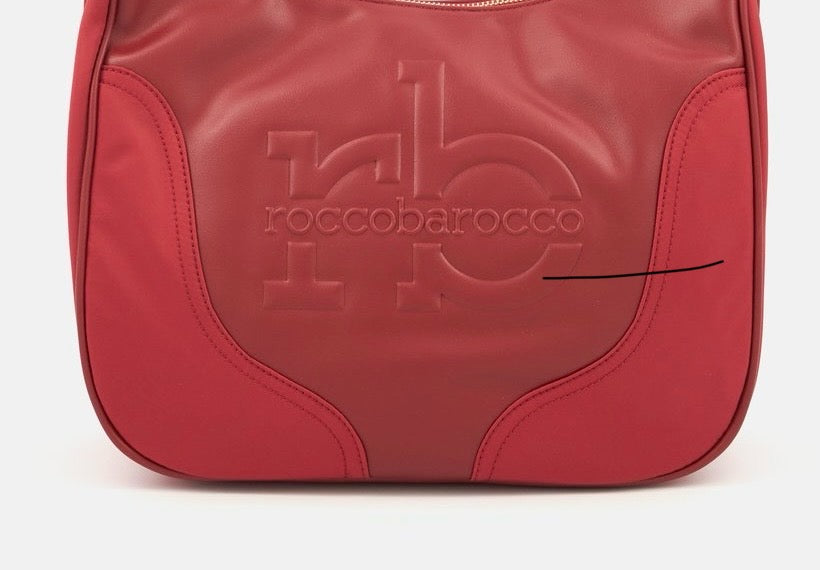 Roccobarocco Rosso Tracollina Red Shoulder Bag Body Cross Bag RRBR914B2403-09