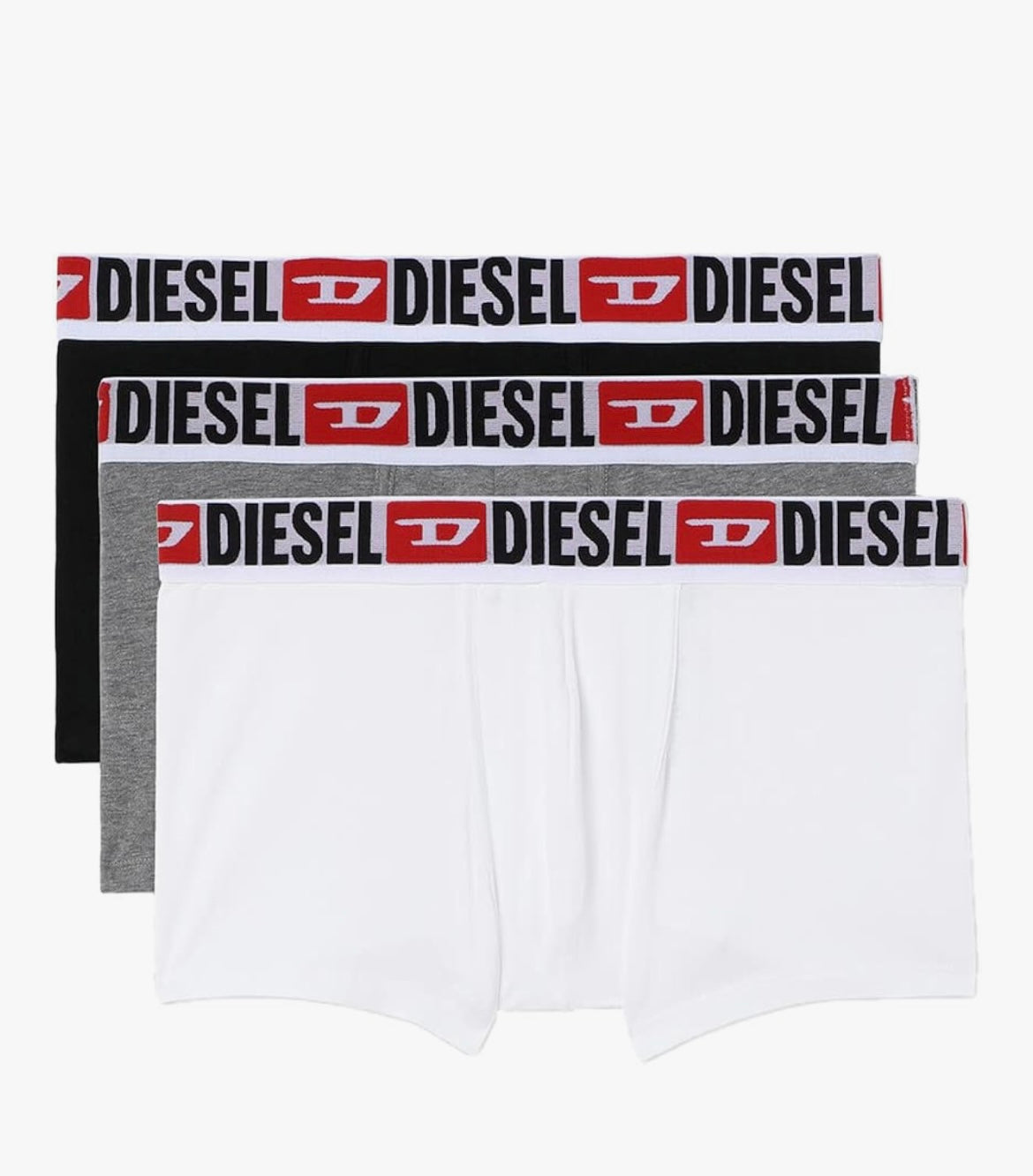 Diesel Boxer Underwear For Everyone 95% Cotton 5% Elastane 3-Pack Damien Trunks 00ST3V-0DDAI-E7299