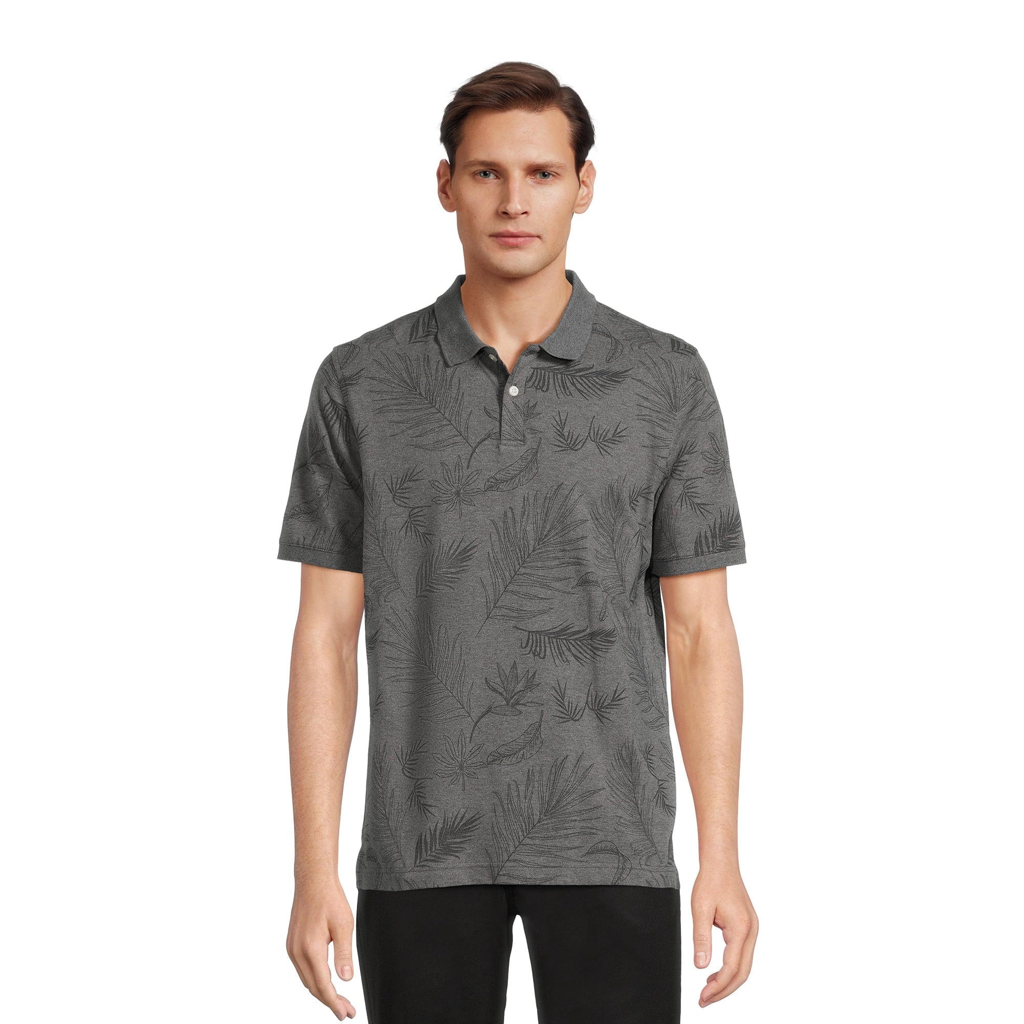 SIZE: M - George Men's & Big Men's Pique Polo Shirt with Short Sleeves