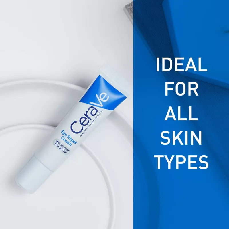 CeraVe Under Eye Cream Repair for Dark Circles and Puffiness - 0.5oz(14.2g)
