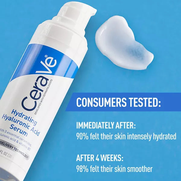 CeraVe Hydrating Hyaluronic Acid Face Serum – 1 fl oz