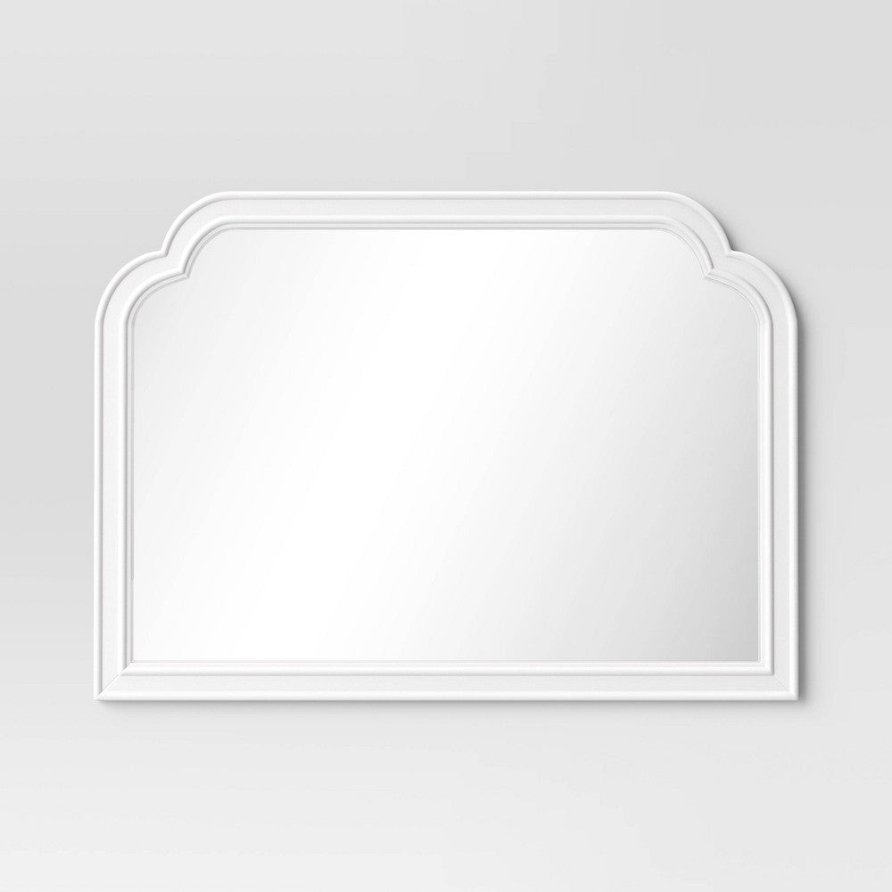 92 CM x 66 CM - French Country Mantel Mirror White - Thresholdâ„¢
