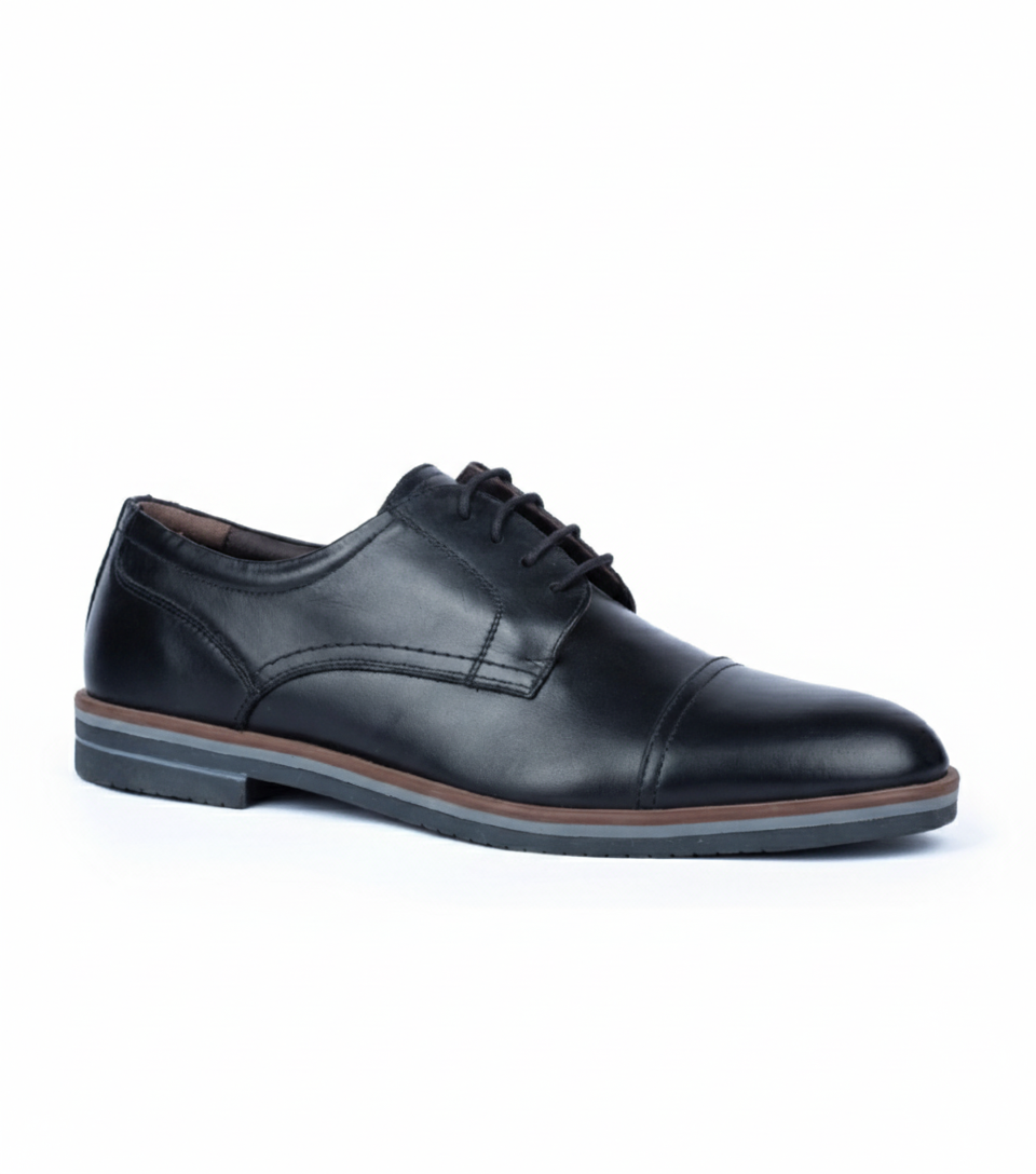 Clarks Dezmin Cap Men's Leather Dress Shoes – Classic Cap Toe Oxford Style