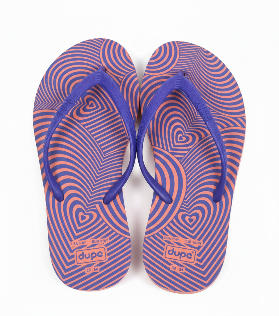 Dupe flip flop slippers for women's