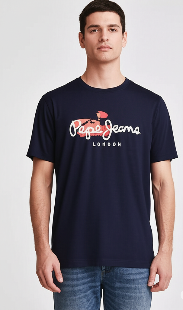 PEPE JEANS LONDON SLIM T-SHIRT ORANGE M1