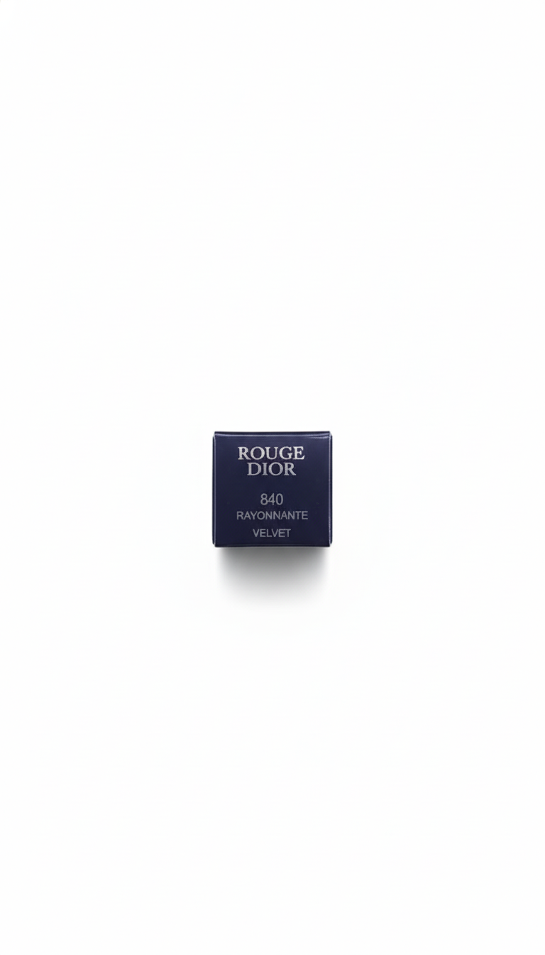 Dior Rouge Dior Velvet Lipstick #840 Rayonnante – Luminous Brick-Red