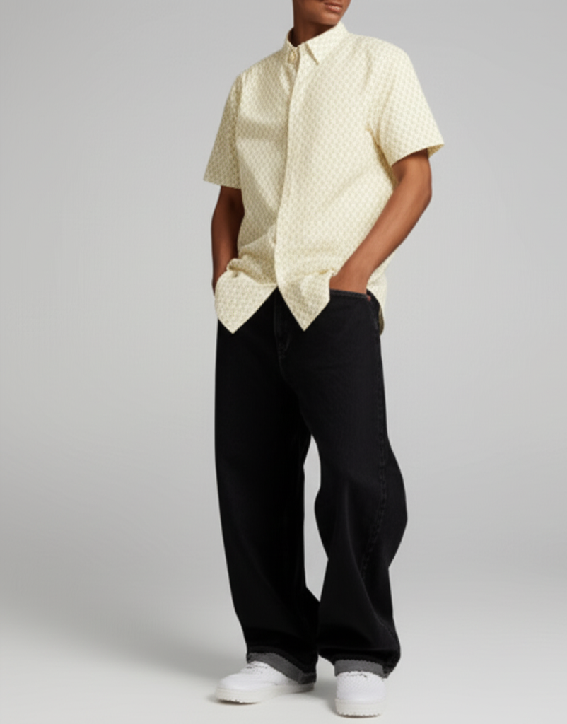 Denim & Flower Men’s Casual Cotton T-Shirt
