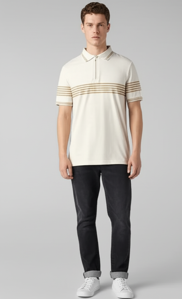 Cactus Man Ricky Singh Polo Neck T-Shirt
