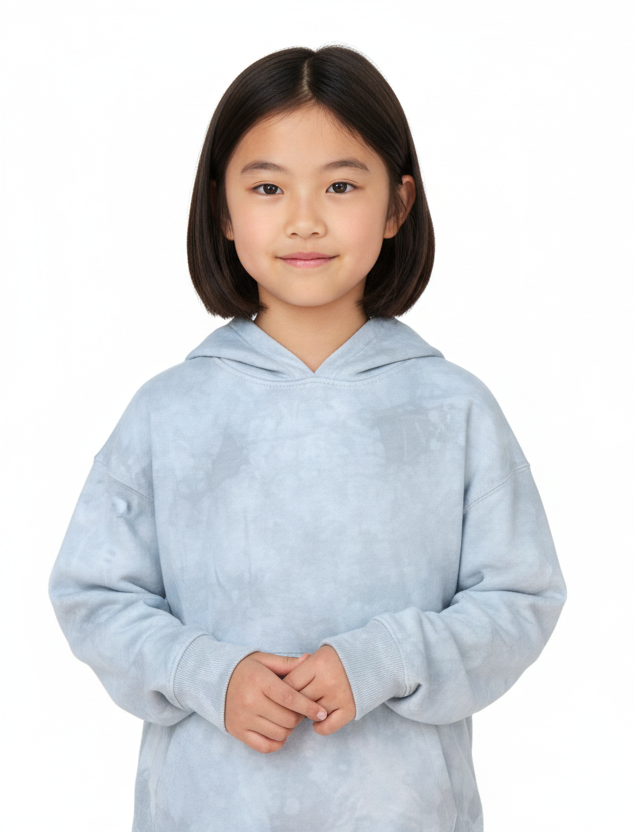 Anko Kids Hoodie, 8-16Y, Light Grey Tie-Dye