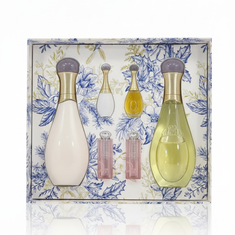 Dior J’adore Deluxe Gift Set – Perfume, Body Lotion & Lip Glow Collection