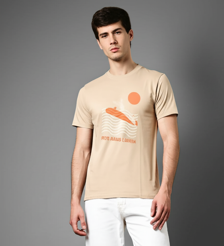 PEPE JEANS LONDON SLIM T-SHIRT ORANGE M1