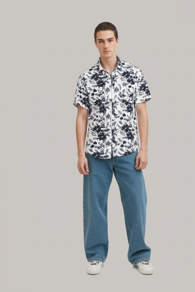 Denim & Flower Ricky Singh Floral Shirt