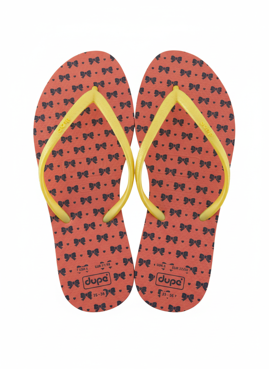 Dupe Flip Flop Design Slipper for Women