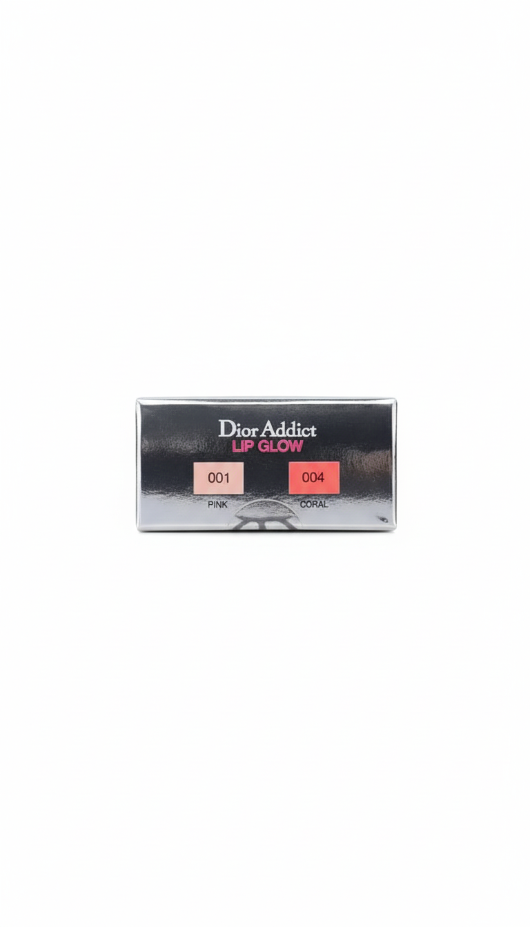 Dior Lip Glow Duo – Shades 001 & 004