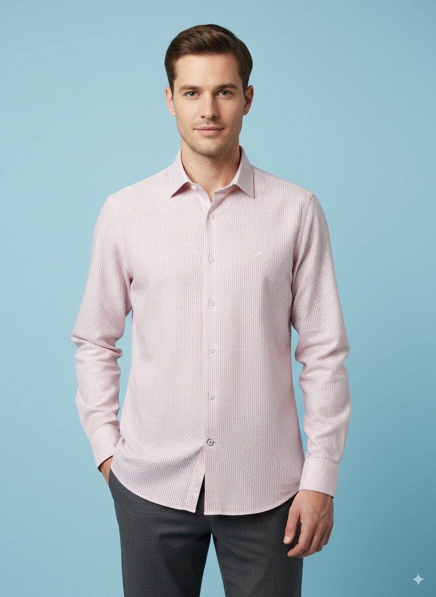 SACOOR BROTHERS Men's shirt long sleeve color pure