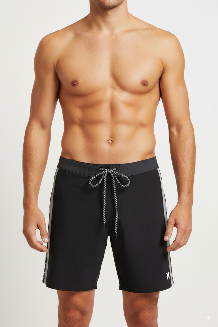 HURLEY BOARD SHORTS SWIMWEAR BLACK M14