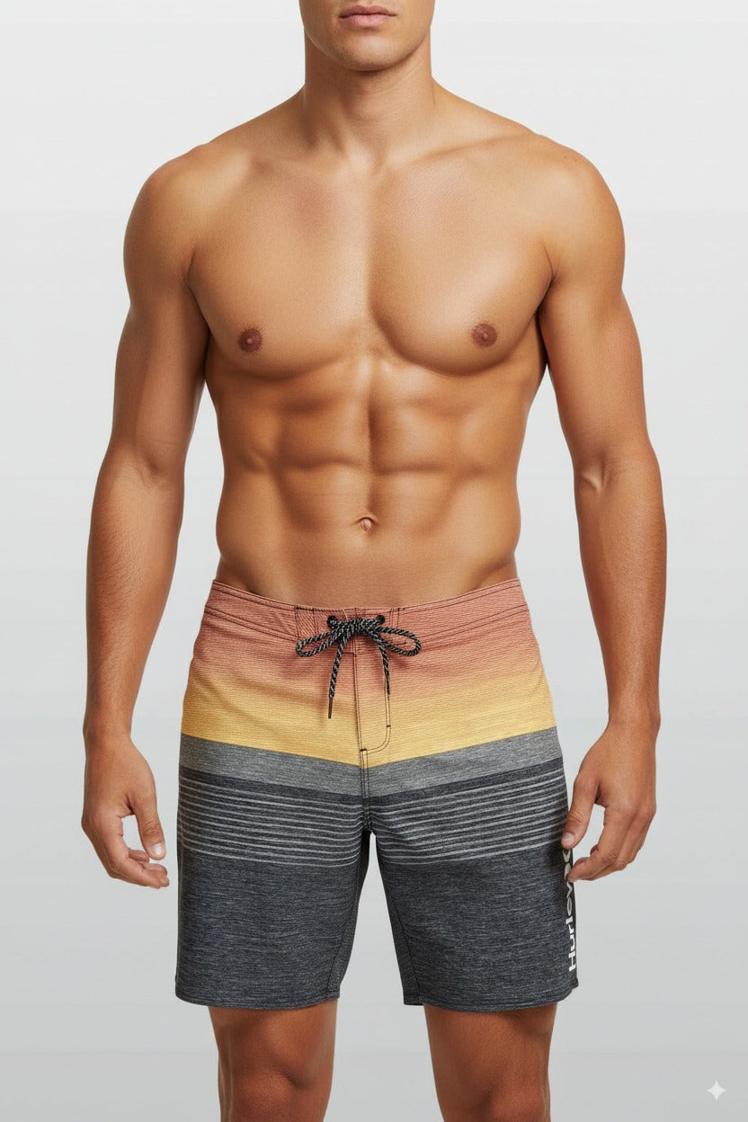 HURLEY BOARD SHORTS SWIMWEAR PARTICLE GREY M5