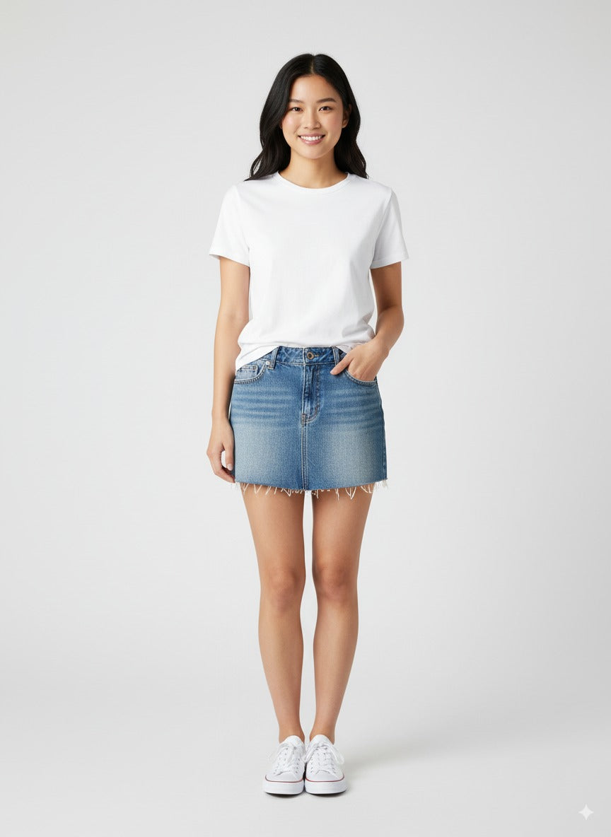 PULI&BEAR ORIGNAL DENIM Jeans Skirt
