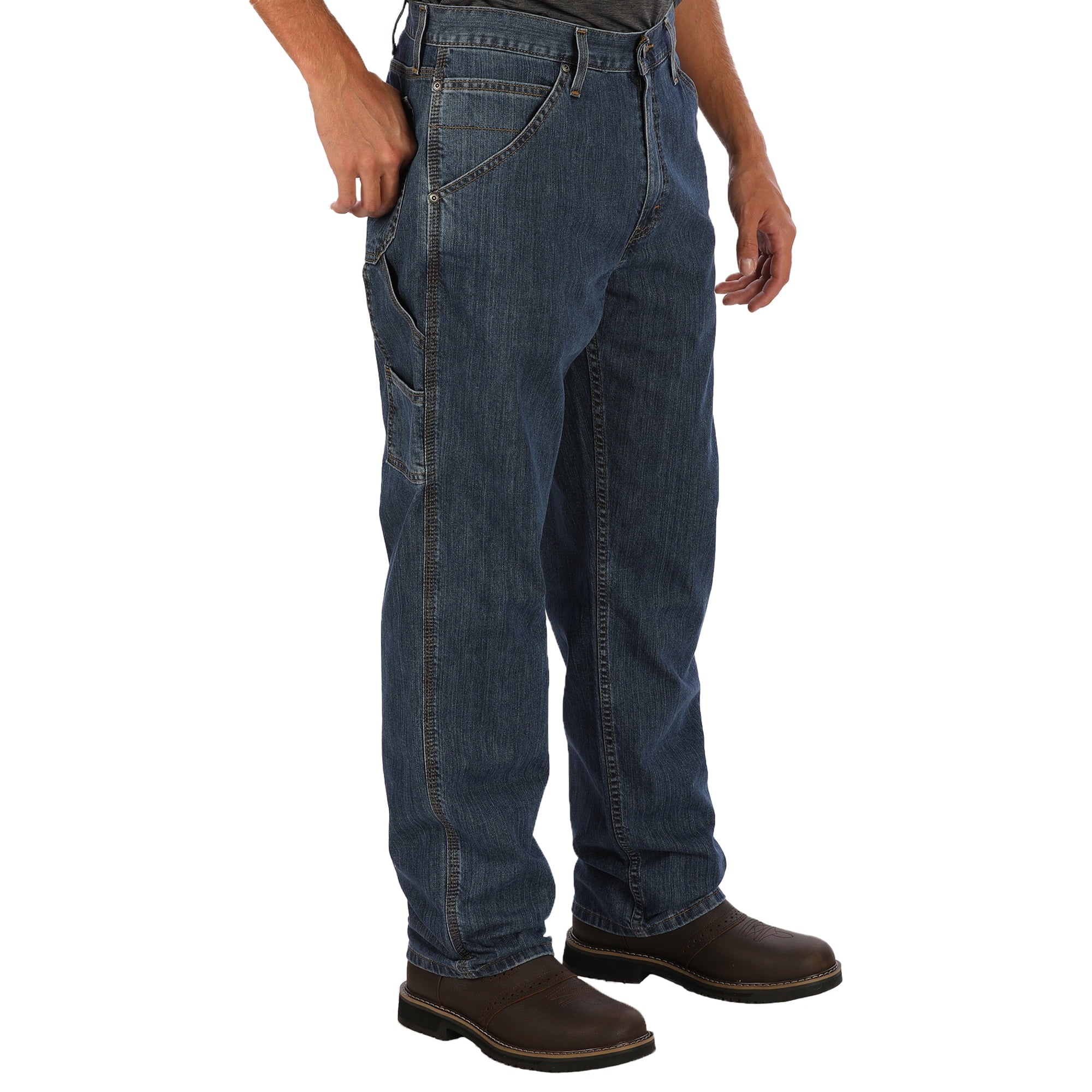 SIZE: 32-30 - George Men's and Big Men's 100% Cotton Carpenter Jeans