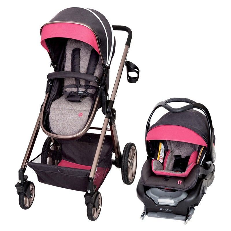Rose gold stroller travel system store