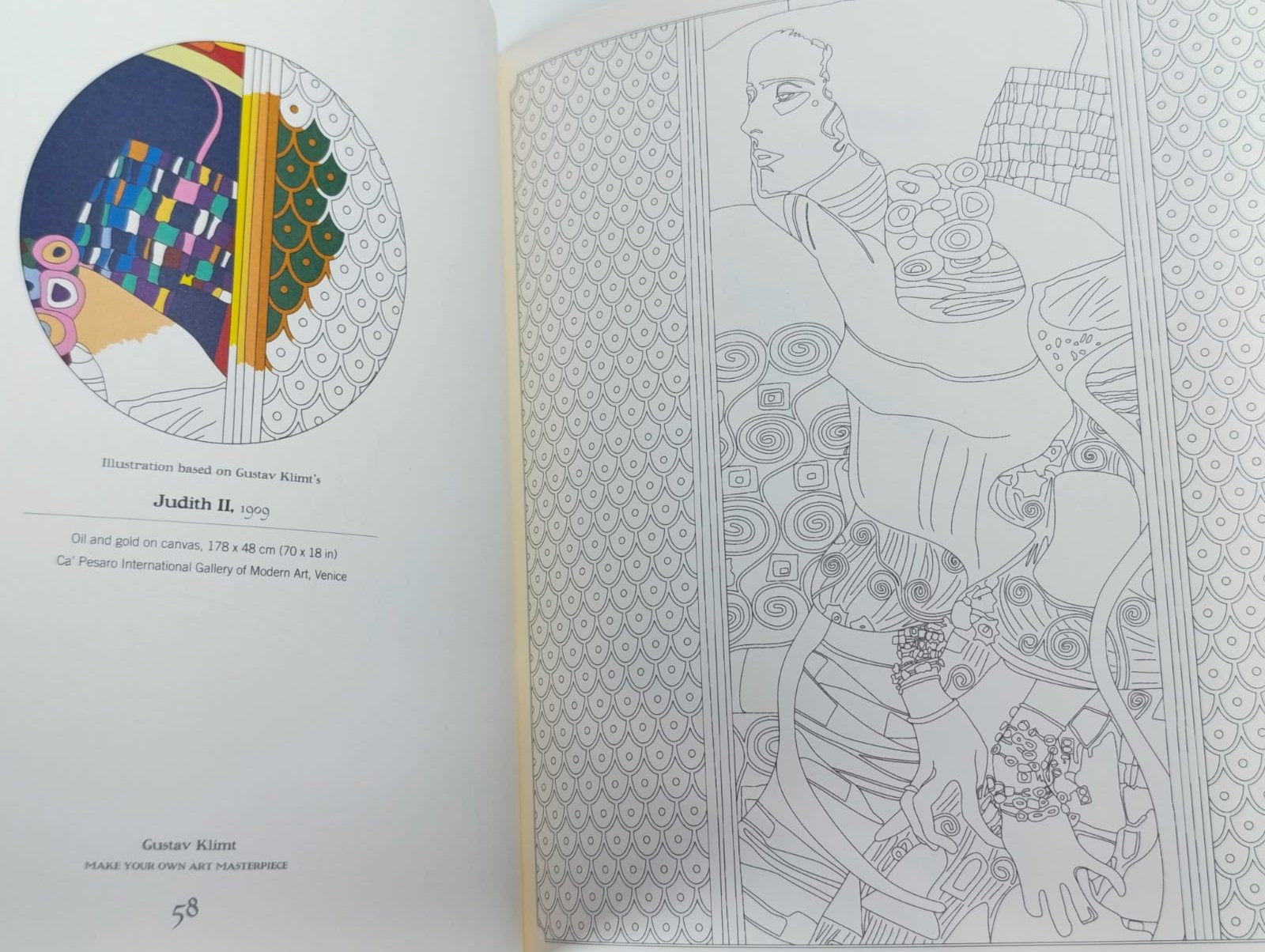 Gustav Klimt (Art Colouring Book): Make Your Own Art Masterpiece