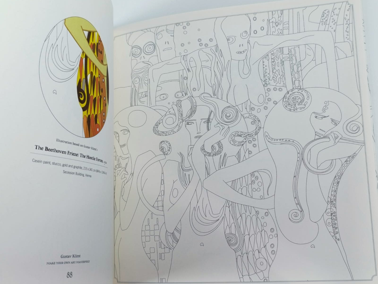 Gustav Klimt (Art Colouring Book): Make Your Own Art Masterpiece