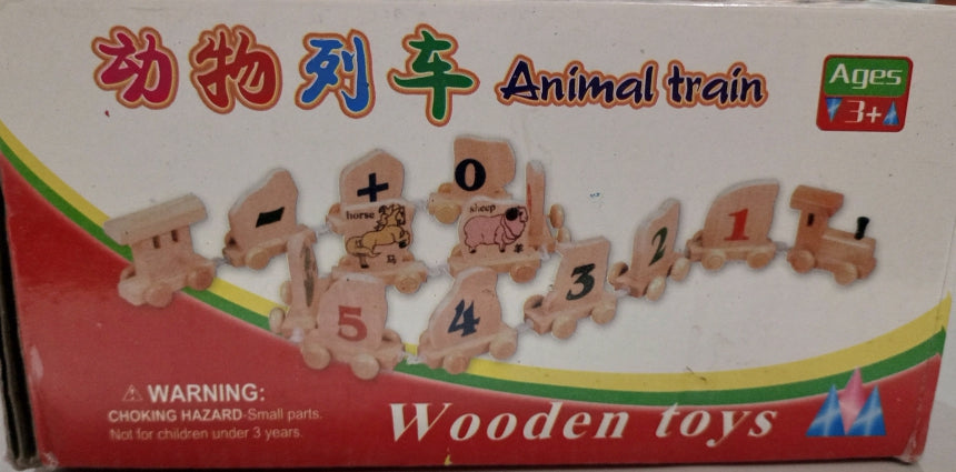 Animal Train Wooden Toys