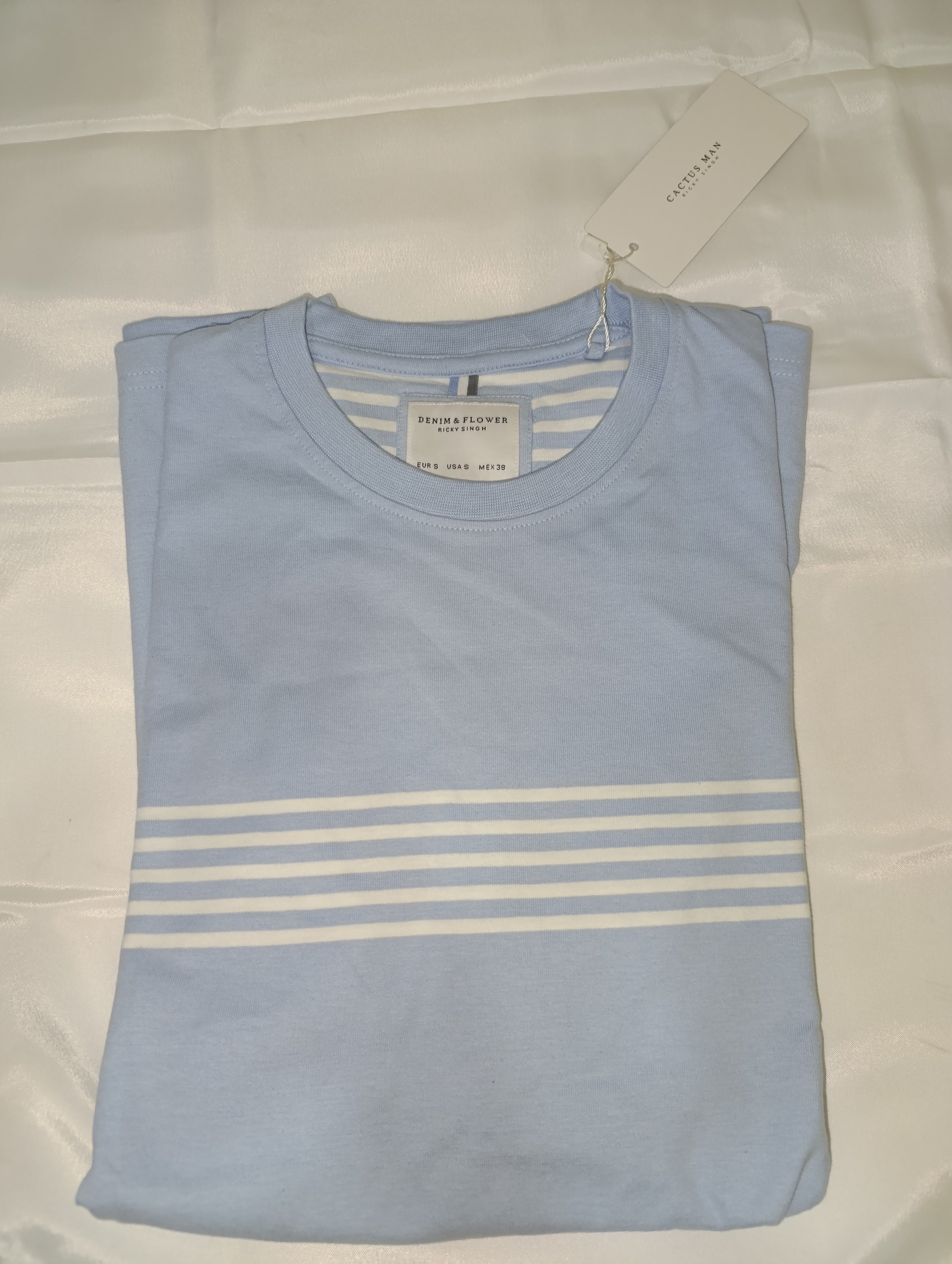 Denim Flowers Ricky Singh T-shirt Style CKPS 213A