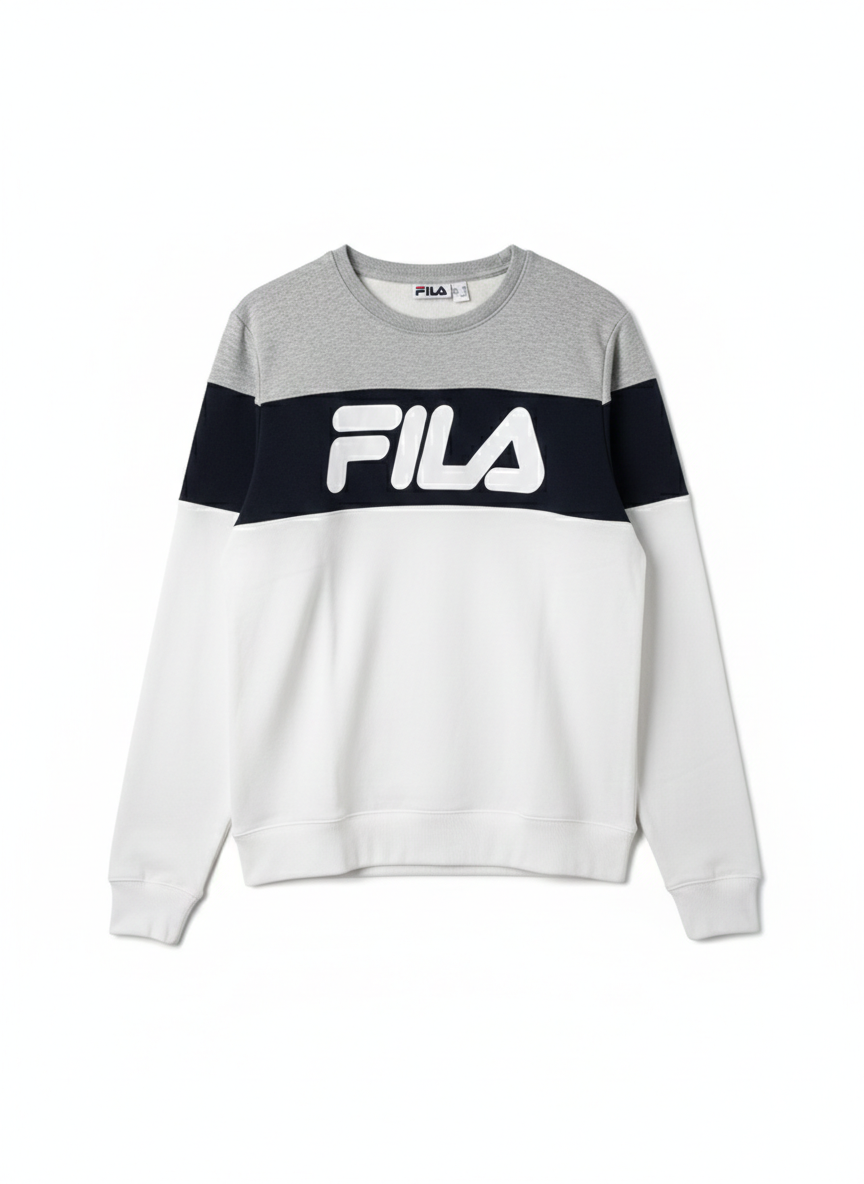 Fila men color black crew sm039633-100