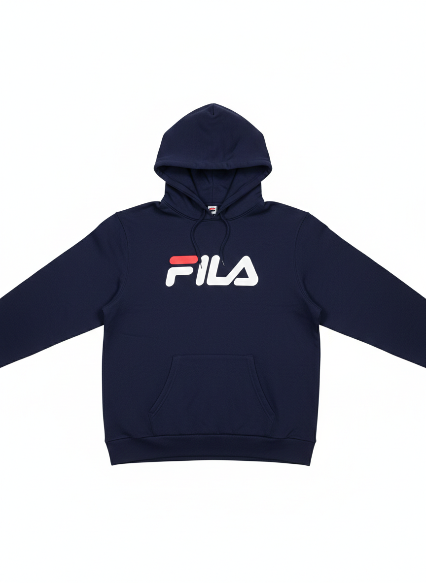 Fila men classic logo hoodie fm831798-413