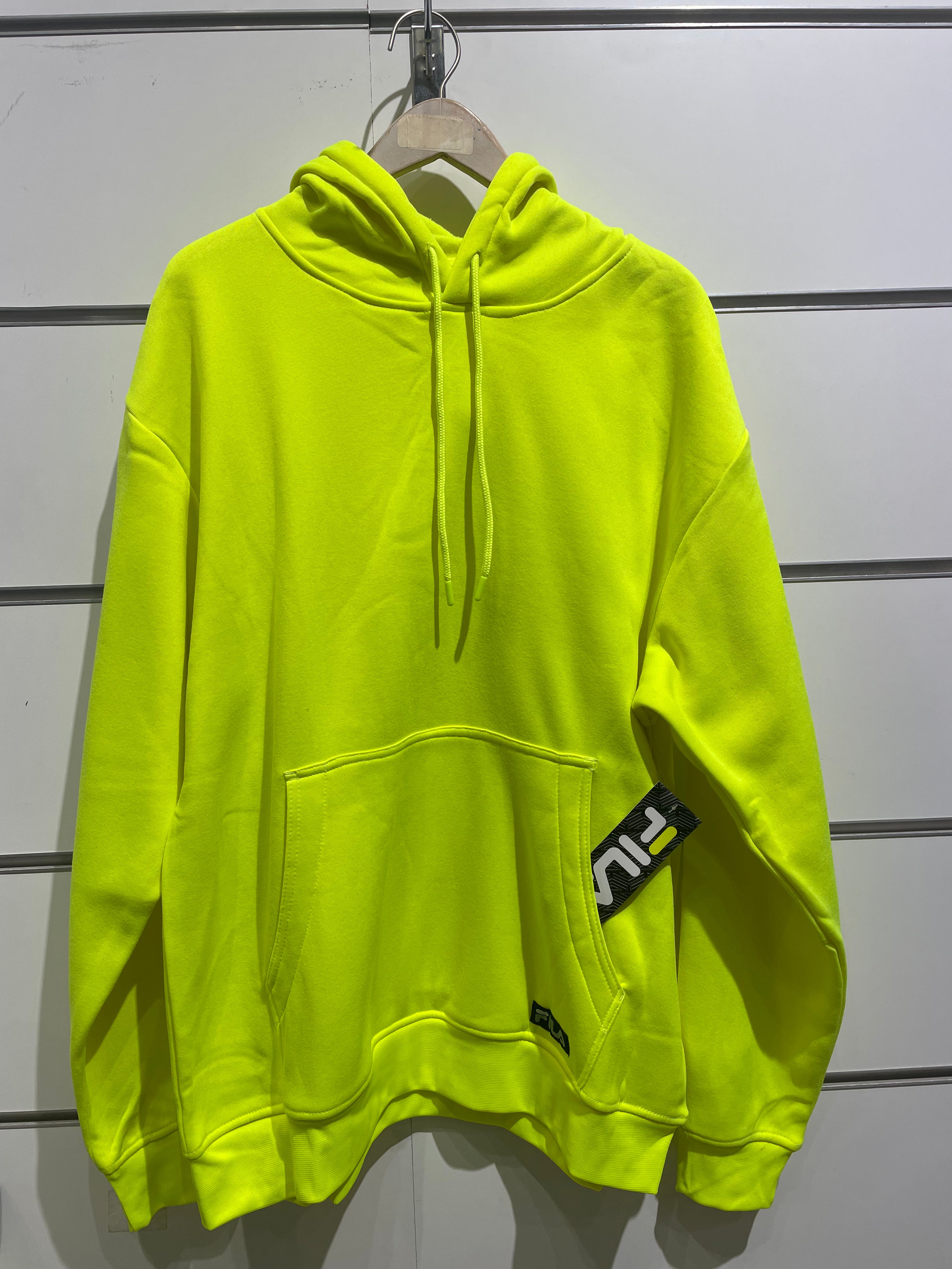Fila men hi vis pullover hoodie fmj1229-740