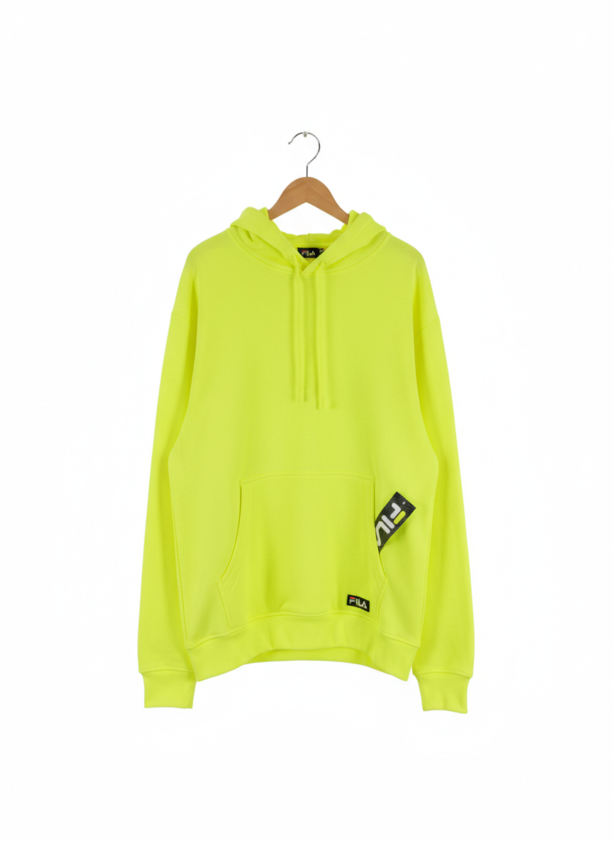 Fila men hi vis pullover hoodie fmj1229-740