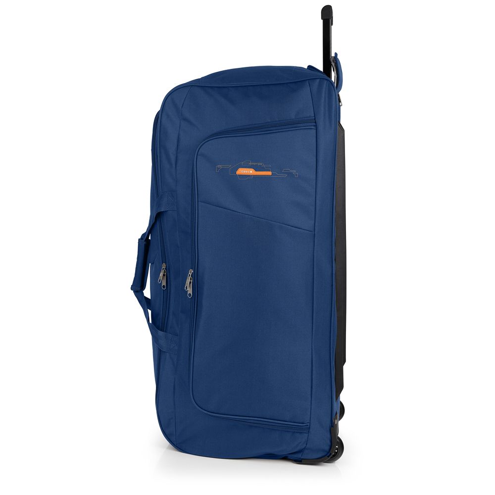 Gabol Vola Blue Turquoise Recycled Material Duffle Trolley Bag Luggage