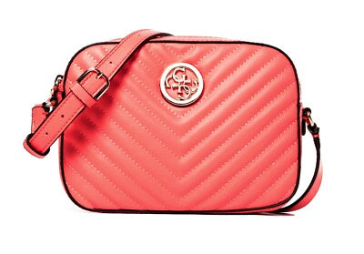 Guess Kamryn Crossbody Top Zip Coral Women’s shoulder bag Handbag