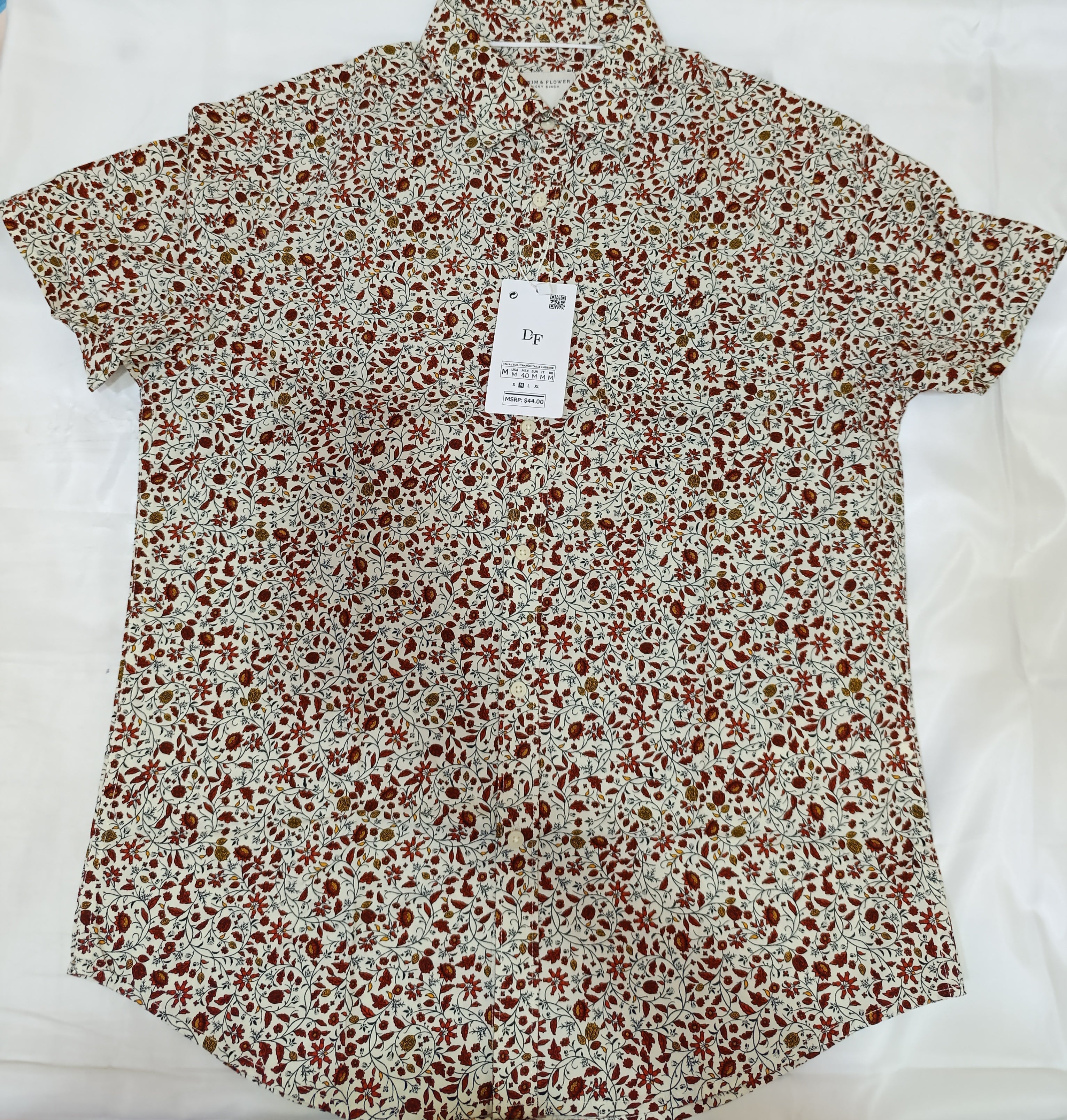 Denim Flowers Ricky Singh T-shirt Style CKPS 088