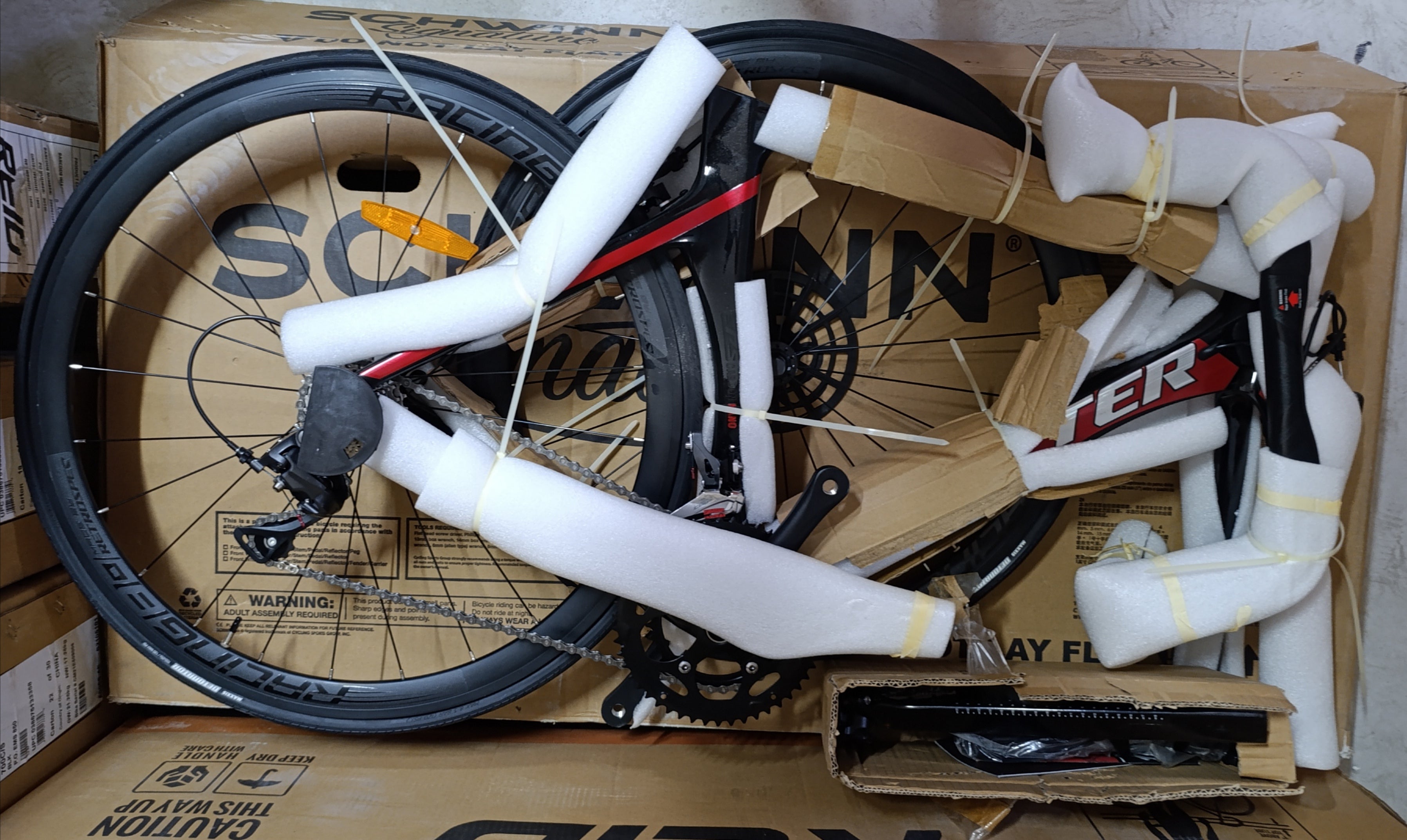 Reid Twitter Racing 8 Color Black Red-- open box