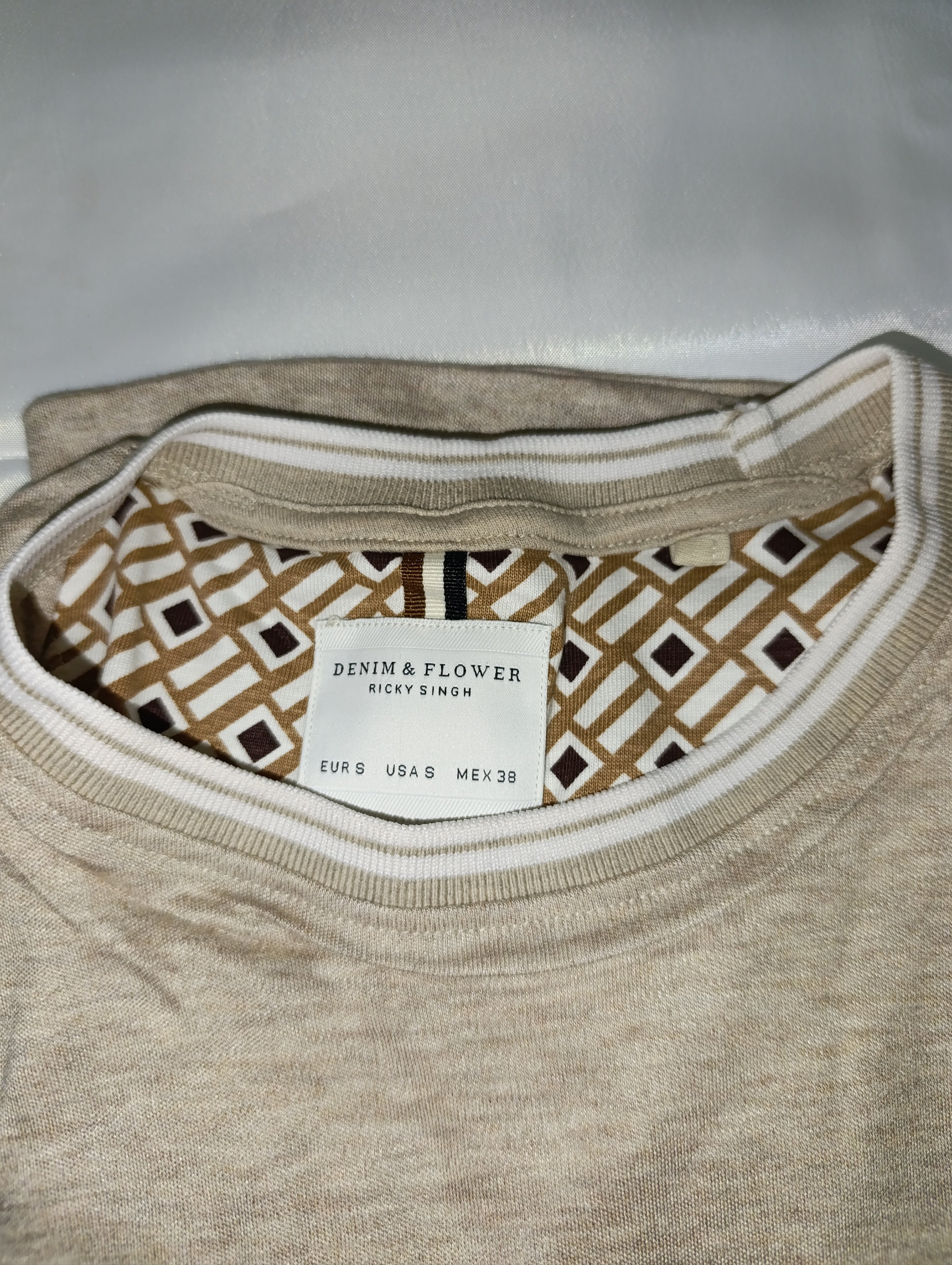 Denim & Flowers Ricky Singh T-shirt Style CKPS 325A